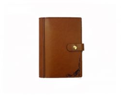 A5 Leather Diary Cover Corner Border
