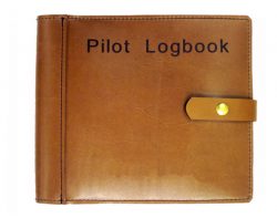 leather pilot logbook cover