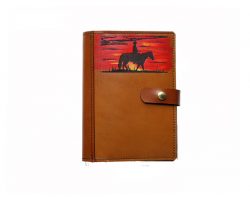 A5 Leather Diary Coloured Stockman