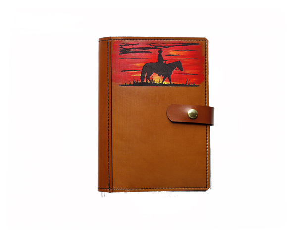 A5 Leather Diary Coloured Stockman