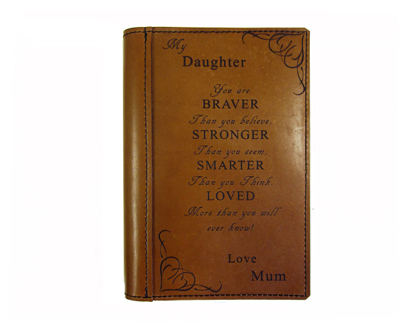 A5 Diary A Poem to My Daughter love Mum