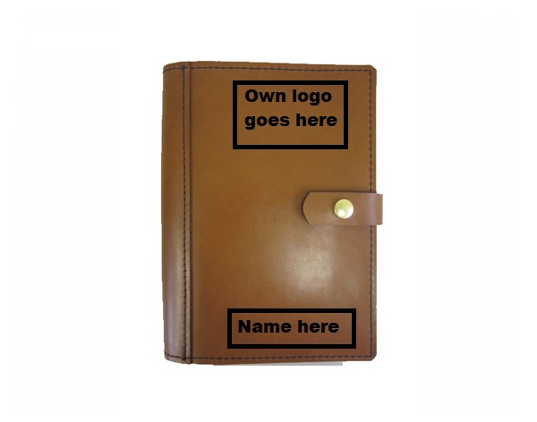 Diary Cover Leather Own Logo A4
