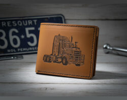  Bull Leather Wallet Plain Lined note