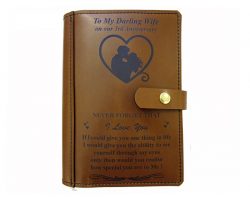 A5 Leather Diary To My Wife 3rd Anniversary