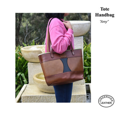 Handcrafted Leather Tote Handbag "Amy"
