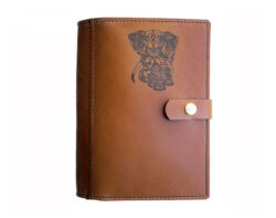 A5 Leather Diary Journal Cover Elephant