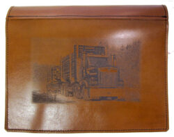 a Special Kenworth Log Truck Log Book Cover